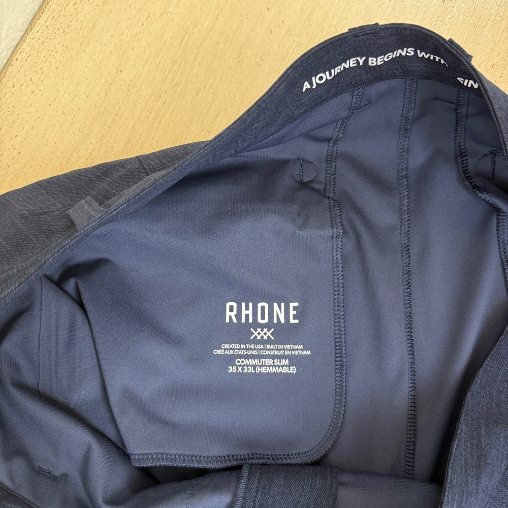 Rhone Commuter® Pro Pant - Slim
Men’s | 35x33 in Navy - Picture 7 of 8